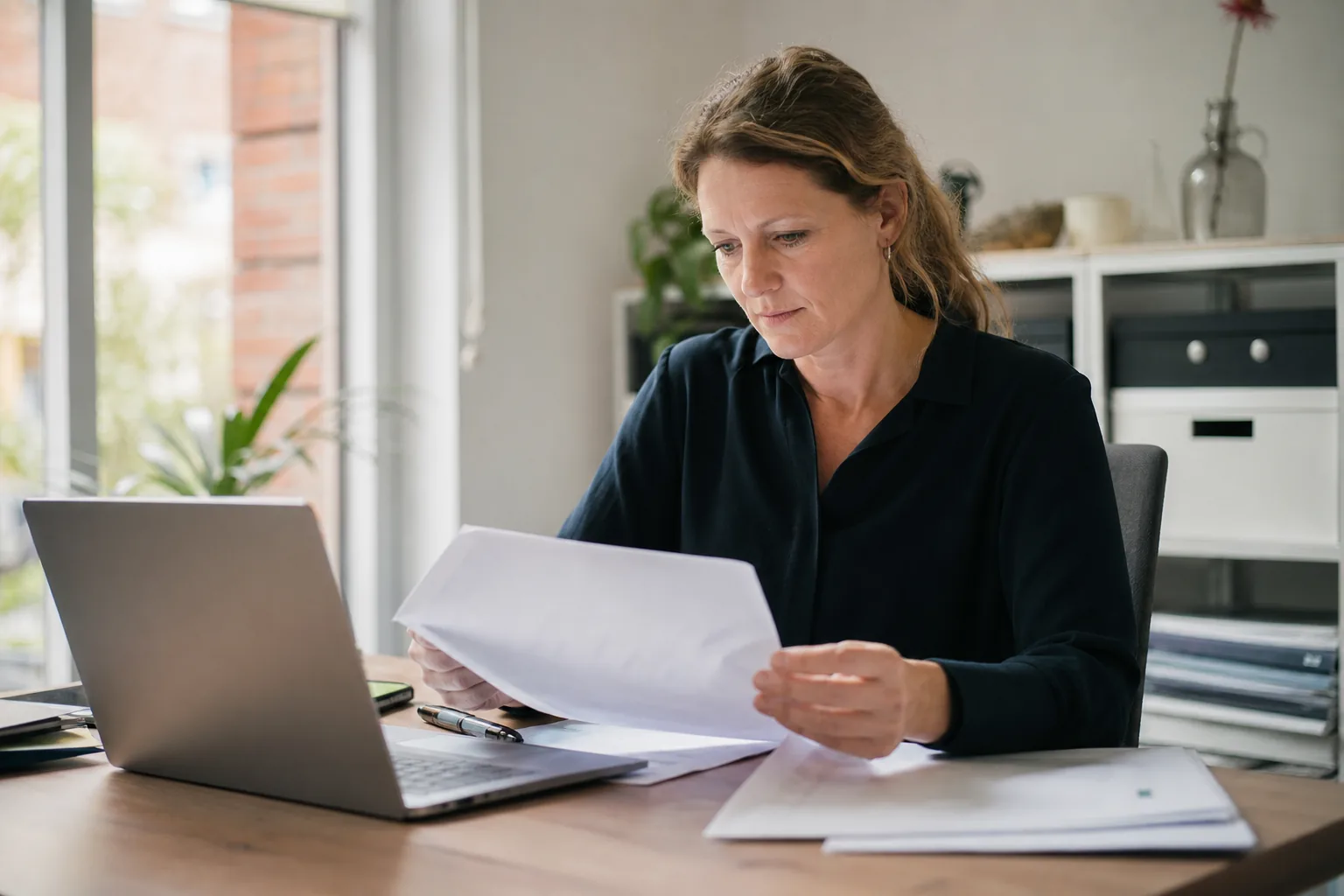 Administratief werk op een klein Nederlands kantoor. Beeld bij het artikel: Weegt een modelovereenkomst van de Belastingdienst zwaarder dan je eigen onderbouwing van de praktijk?