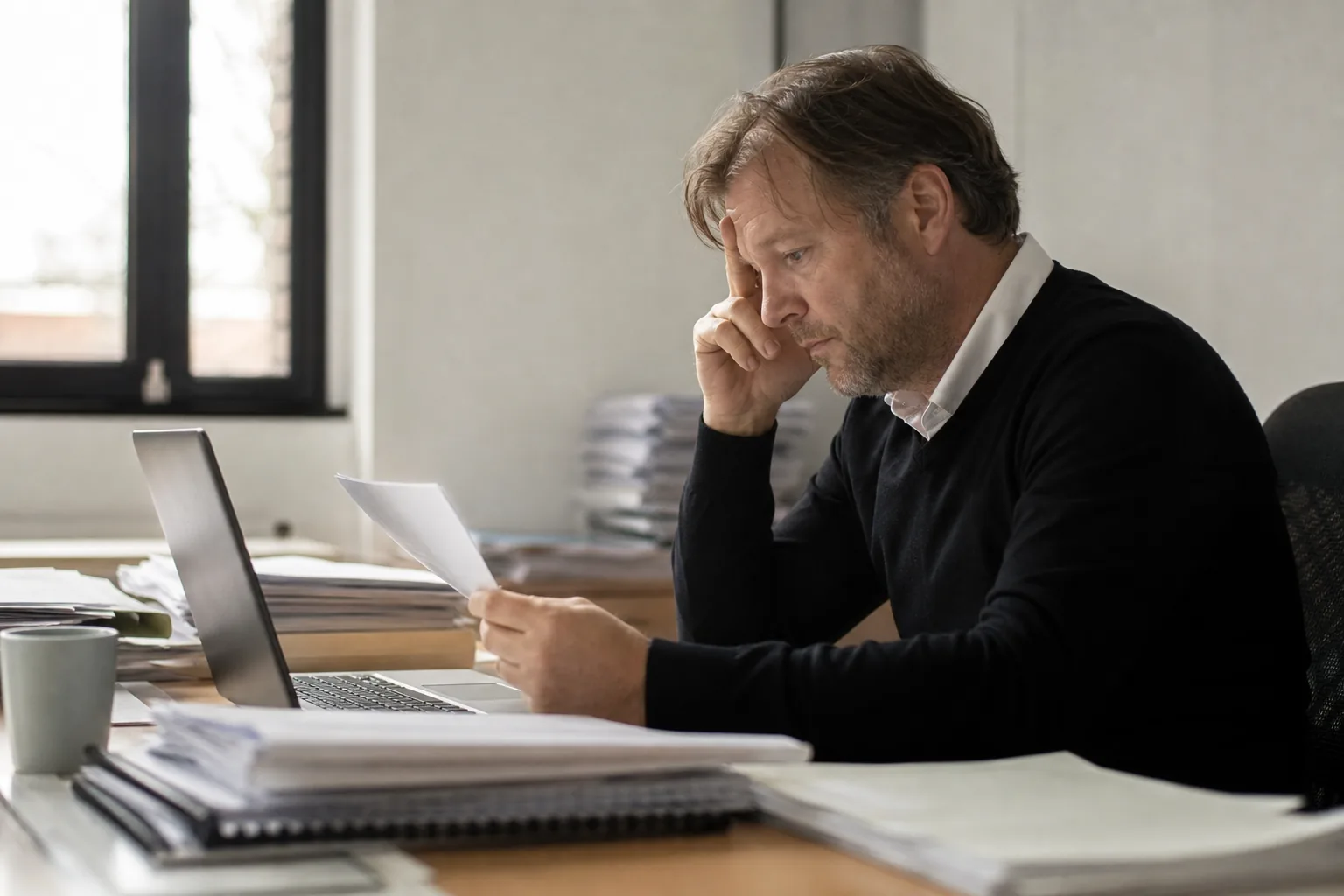 Administratief werk op een klein Nederlands kantoor. Beeld bij het artikel: Wanneer verdween de zekerheid vooraf die opdrachtgevers met de VAR nog wel hadden?